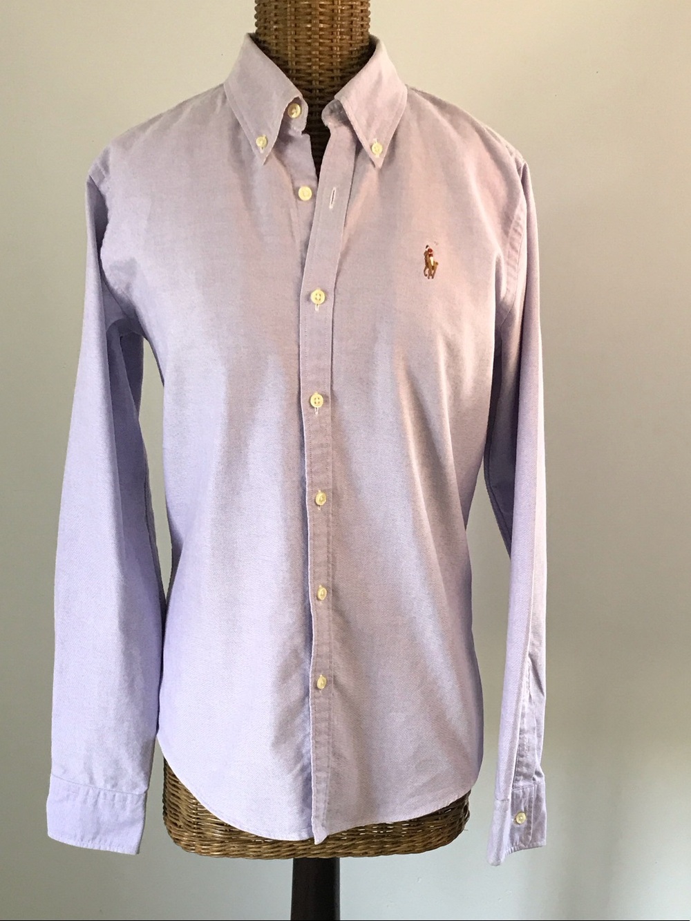 Polo by Ralph Lauren Light Lavender Button-Down Oxford Shirt